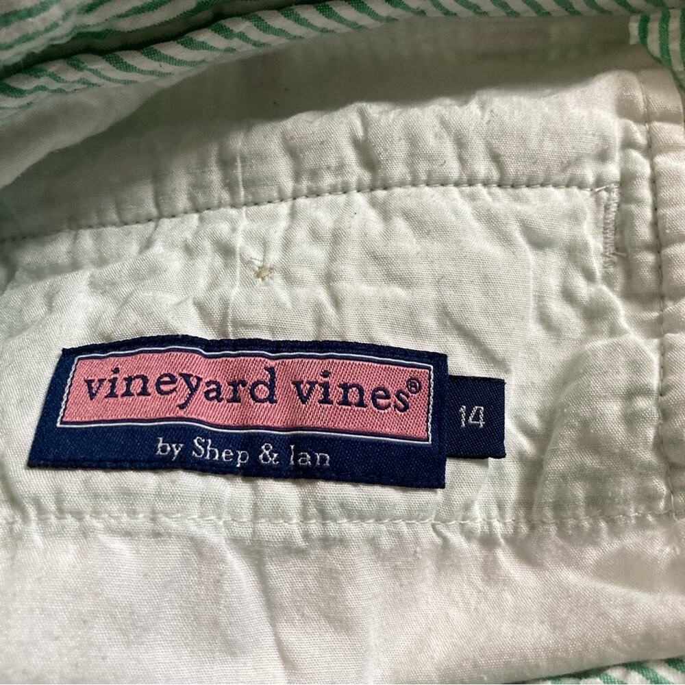 Vineyard Vines Seersucker Club Shorts Boys Size 14 - Picture 5 of 10
